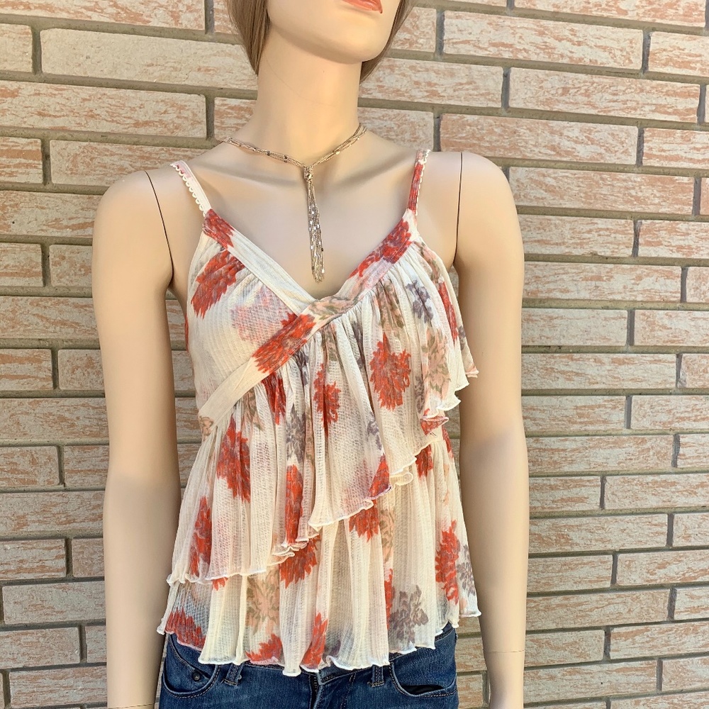 🦋Free People Melbourne Floral Tank🦋 - Picture 1 of 11